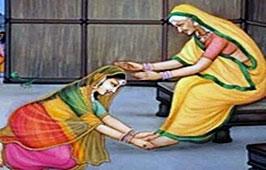 Why Hindus touch elders feet?