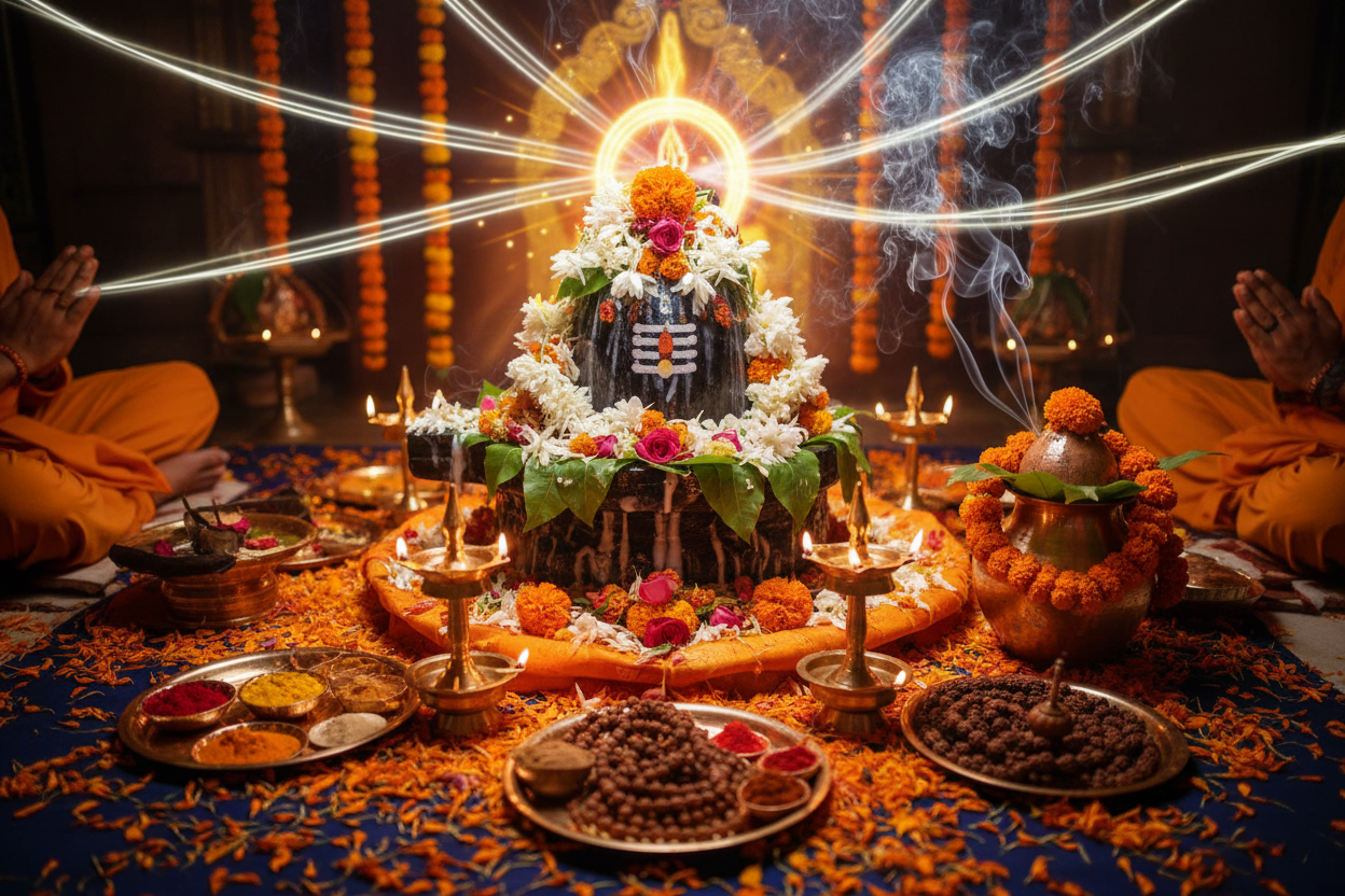 maha shivratri pujas radiating Shiva's grace