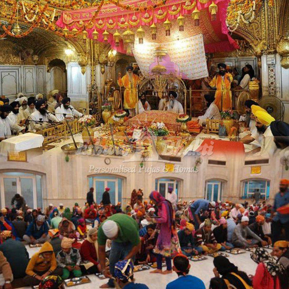 Guru Granth Sahib Puja and Lunger